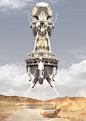 英国年轻艺术家 col price 的科幻CG插画 - 灵感日报 :   如果哪天真的外星人降临地球，亦或我们的科技发展到相当的程度，那些巨大而奇怪的飞行器飘过天空时一定…