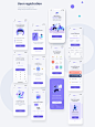 UI Kits : Newly updated 2020 version! This fitness and health UI kit is carefully crafted and contains many UI components that that you can use for design inspiration or speed up your design workflow. Note :  editable illustration is not included (purchas