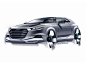 Audi Crosslane Coupe Concept - Design Sketch