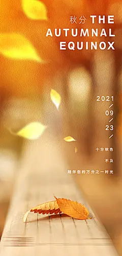 秋分二十四节气海报