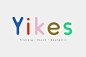 type free Typeface font yikes friendly logo Frends round kawaii