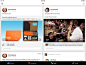 Google+ iPad界面设计 - iPad界面 - 黄蜂网woofeng.cn