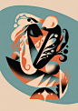 ILLUSTRATION  lettering Love texture