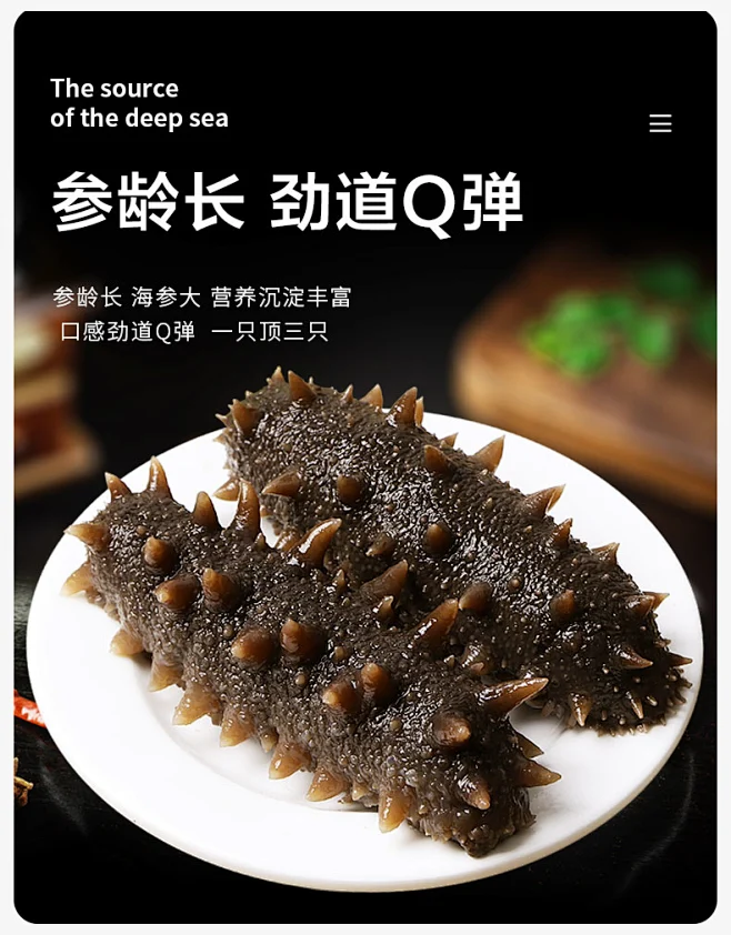 大连海参即食刺鲜活淡干海渗辽参年干货野生海生500g特价旗舰装袋-tmall.com天猫-花瓣网