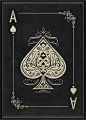 91414 BC黑色白色黑色黑色白色黑色扑克牌系列由设计阁楼在Spicher＆Co .: 