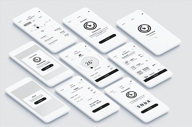 智能家居 APP UI 套件源文件下载地...