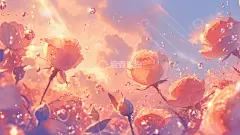 二次元卡通自然风景AI插画壁纸背景图片素高清模板免费下载-趣麦麦图