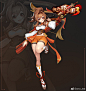 终于有图可发了~~之前给爱的兔毛和国度@Coney兔毛 @国度酱chenneko 负责的项目@放开那三国3 画得立绘和NPC们~~~~大家快去下载游戏玩呀，里面都是精美立绘，好好看啊~~~，孙尚香在游戏中比我画的更美美嘿嘿~~我要吹爆游戏里的帅哥美女！！！哇哇哇~~ ​​​​