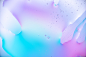 Visual diary — Iridescent Dreams 2020 : IRIDESCENT DREAMS. Experimental visuals — Neon iridescent liquid gradients textures with macro-photography. 2020