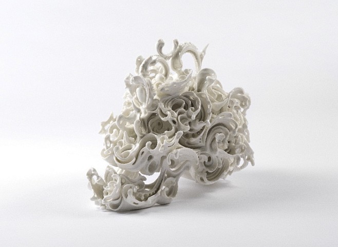 华丽的陶瓷骷髅——来自日本的Katsuy...