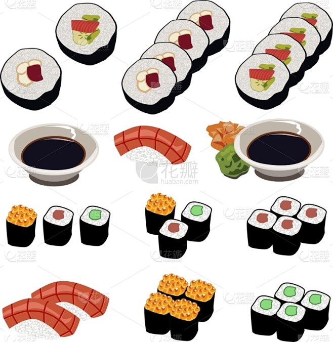 寿司,精神振作,图像,矢量,日本,动力设备,食品,美味,晚餐,午餐