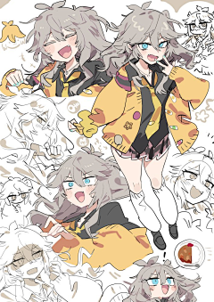 方大头儿采集到平涂or小漫画