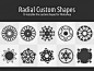 Radial Custom Shapes by xara24