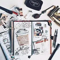 没有个像样的手账本，都不好意思说自己是个画画的！