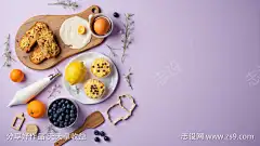 烘焙套装壁纸_源文件下载_PNG格式_1536X864像素-壁纸,面包,蓝莓-作品编号:2025051115573675-志ˈ̹设˓网