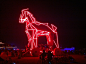 Trojan horse by night