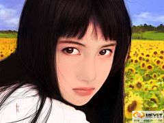 [分享]平凡与陈淑芬的CG插画-茶盏洞天-中国军事新闻