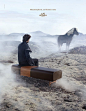 Metamorphosis, an Hermes Story. Les Nécessaires d'Hermès – Cheval-d’arçons in Essentiel bullskin. Hermès 2014 autumn-winter campaign. #hermes #home: 