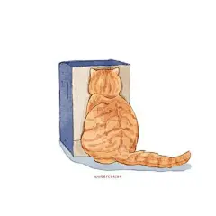 穿雨衣的猫插画_百度图片搜索