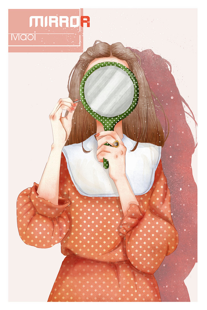 在镜中把自己描绘出想要的模样愿每个人都能成为自己的马良猫矮maoi