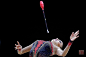 当地时间8月11日，艺术体操个人全能决赛，俄罗斯选手Evgeniya　Kanaeva在棒操比赛中。REUTERS/Marcelo　Del　Pozo