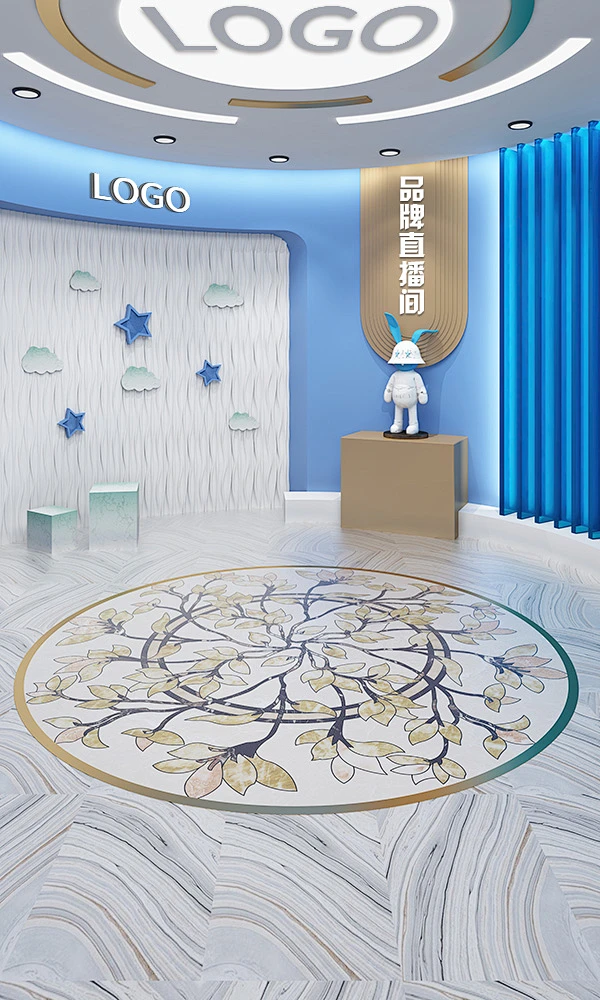 定制2023新款高清仿真直播间背景墙3d立体壁纸直播间背景布高级感童装服装女装网红服饰直播背景场景布置装饰-tmall.com天猫-花瓣网