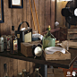 Far Cry 5: Bar Scene, Andrew Averkin : It was really amazing to work on Far Cry 5 trailers! I decided to post renders from Mary May cinematic and show you how they were looking before they got to Blur. The task was in creation of very detailed and photore