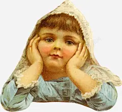 外国小女孩人物片高清素材 页面网页 平面电商 创意素材 png素材