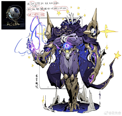 聿上星辰采集到怪兽