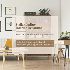 Literary Style Interior Decorator Service Ecommerce Product Image