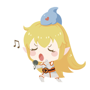 鲨鱼娘表情包扁平版q版斗鱼斗鱼tv唱歌