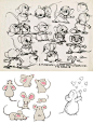 插画素材分享 | 小老鼠的卡通画法 : 分享小老鼠的卡通画法。 @生活薯  @薯条小助手