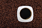 背景, 豆, 豆类, 饮料, 黑, 棕色, 咖啡厅, 咖啡因, 咖啡, 概念, 杯, 黑暗, 喝, 浓咖啡