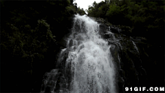 山水瀑布动态壁纸图片