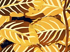 叶子,四方连续纹样,黄色,金属,符号,全景,海报,尼泊尔,图像,液体