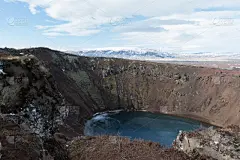 冰岛国,黄金圈路线,火山地形,水,天空,水平画幅,山,无人,苔藓,户外