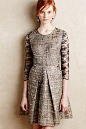 Gilt Jacquard Dress - Pretty textures everywhere!