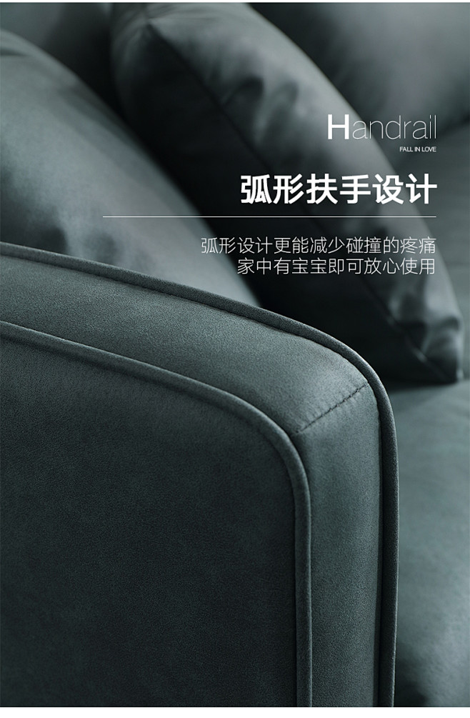 意式极简科技布沙发 小户型客厅ins风直...