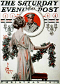 1918 "Christmas " The Saturday Evening Post  