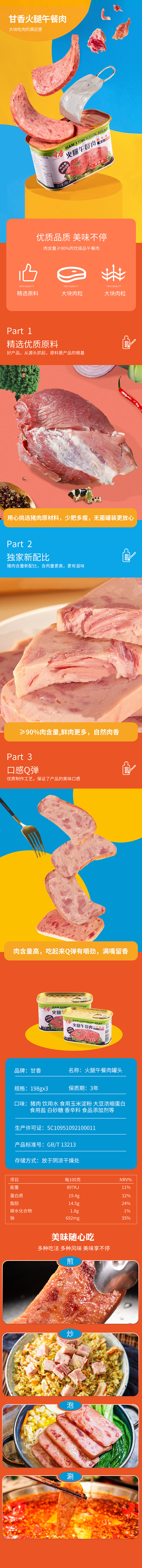 甘香-午餐肉