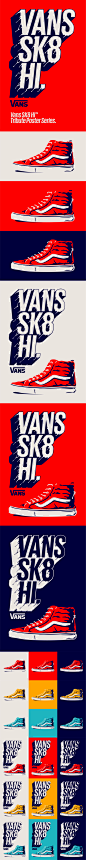 Vans SK8 Hi™ Tribute Poster Series. : Vans SK8 Hi™ Tribute Poster Series.