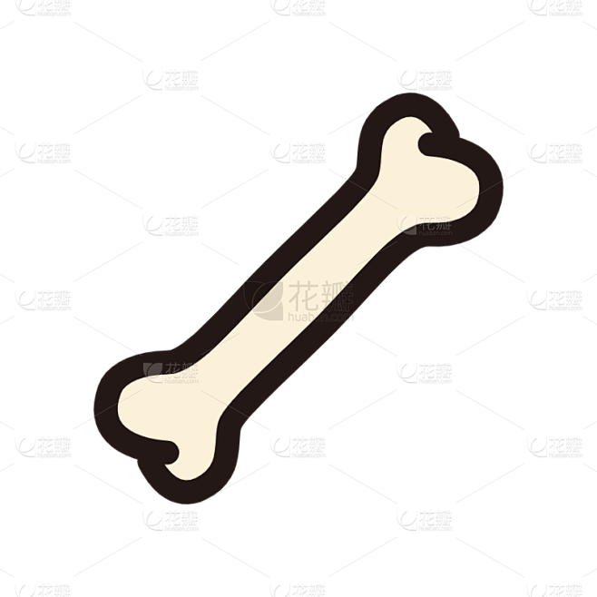 ICON-垃圾分类环保icon-SVG-骨头