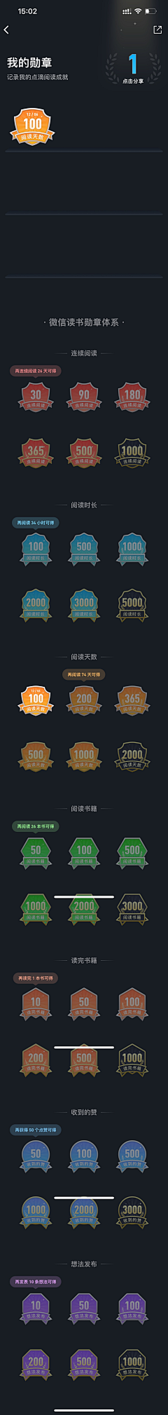 Emma‘s采集到UI-徽章等级礼物设计