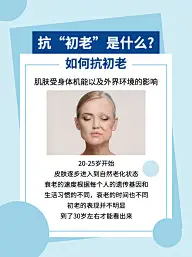 小红书配图护肤百科标签护肤抗初老