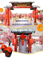 2020鼠年来临，魔都购物中心新春美陈大合集！快来一饱眼福！ : 2020年农历新年将至，魔都各大商场都纷纷换成新春美陈装置来庆祝鼠年来临，本次新春美陈中大量融入原汁原味的中国风，中西合璧的全新摩登创意，让整个商场都充满新春气息，吸引不少民众拍照打卡。