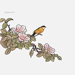 国画水墨蜂鸟红花花鸟PNG春图片大小3000x3000px 图片尺寸2.01 MB 来自PNG搜索网 pngss.com 免费免扣png素材下载！春花#春回大地#春日#春天#二十四节气#蜂鸟#国画#荷叶#红花#惊蛰#卡通手绘#开春#可爱#