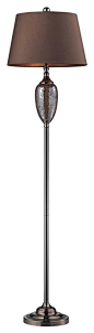 D2234 Perth Floor Lamp, Bronze Mosaic / Coffee Plating - traditional - Floor Lamps - 1800Lighting