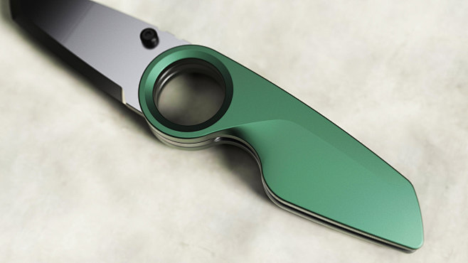Folding Knife，工具刀，绿色...