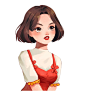 喜欢短发女生_尤铃奇木__插画师作品_涂鸦王国gracg.com