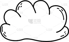 可爱的,云,童话故事,图标,就寝时间,摆拍,简单,天气,问候,爱
